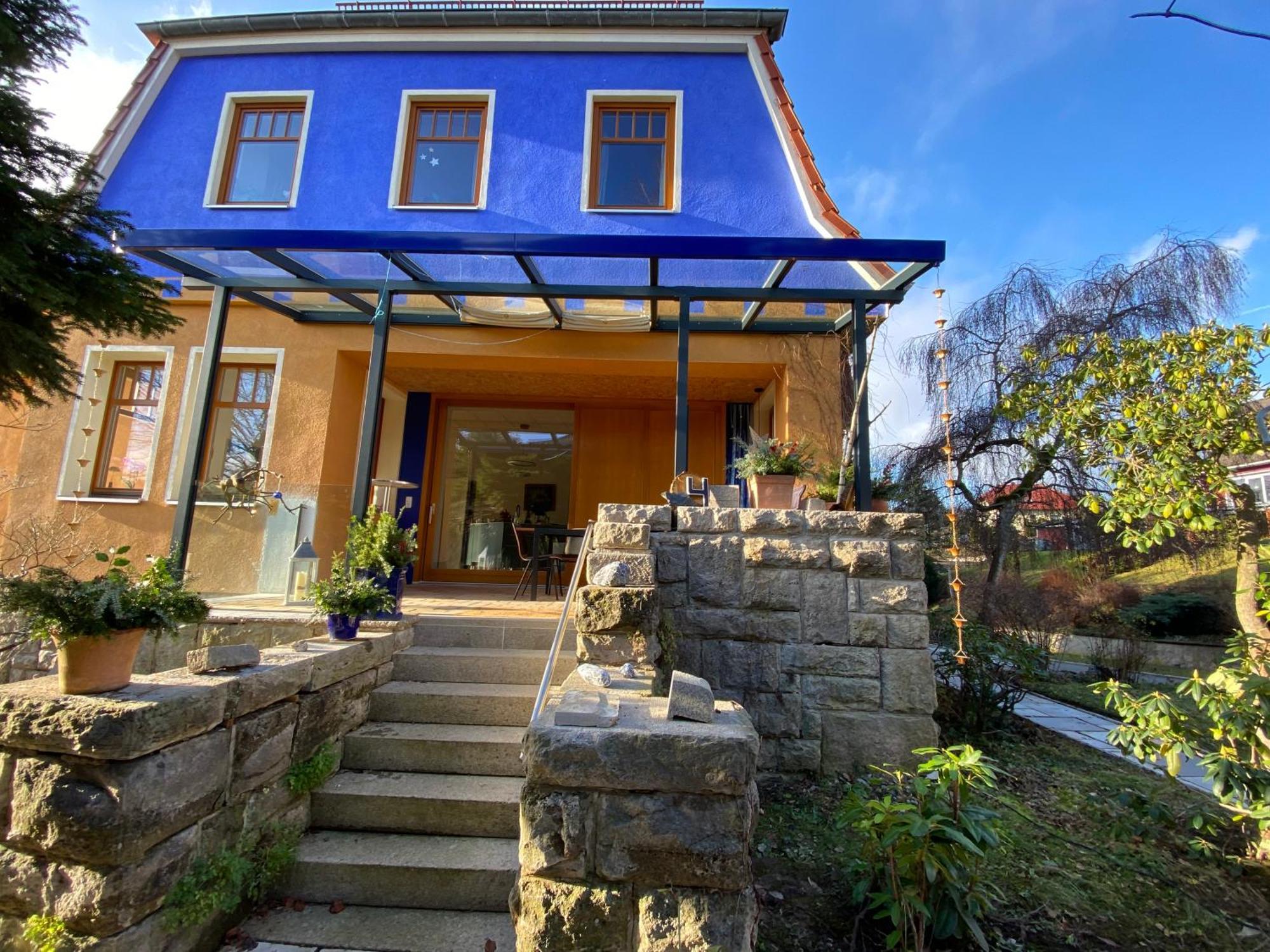 Ferienwohnung Blaues Haus Schmalkalden Exteriör bild