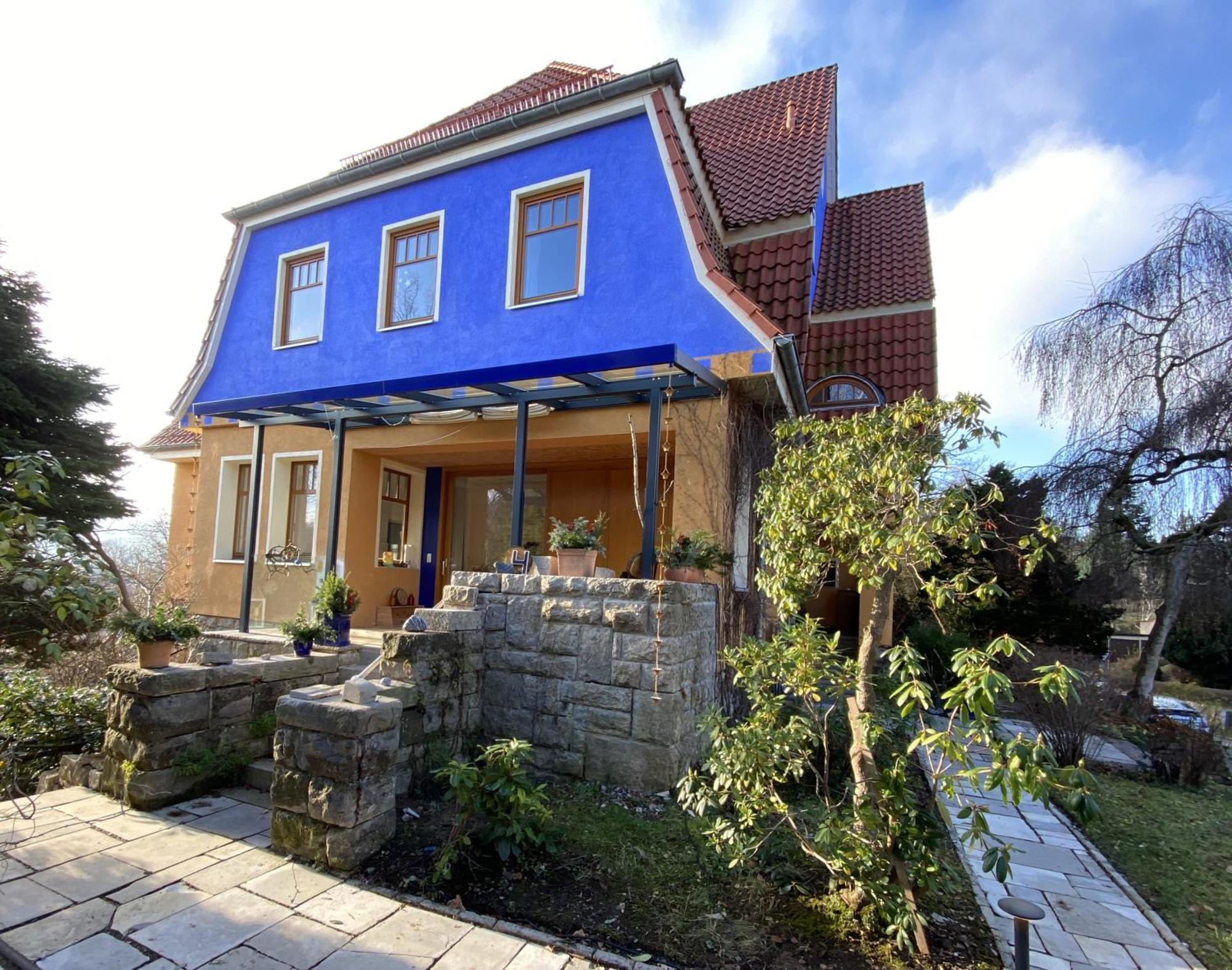 Ferienwohnung Blaues Haus Schmalkalden Exteriör bild